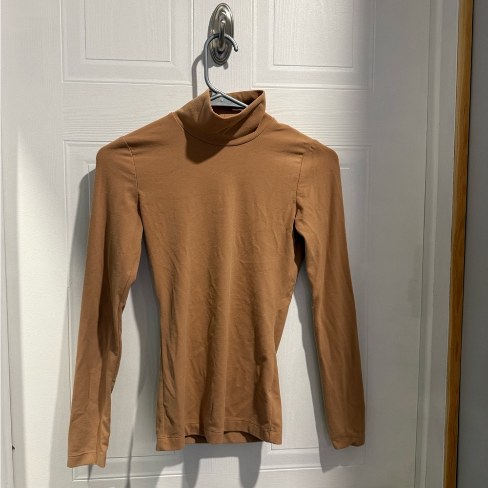 TNA Camel Turtleneck Sweater